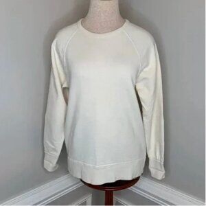 J. Crew Crew Neck Zipper Side Accents Sweatshirt Size XS